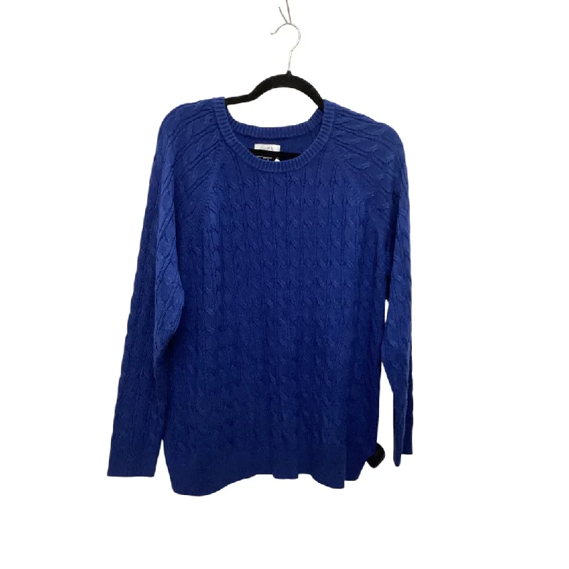 Women's Polish Wool SweatersSweater By Croft And Barrow In Blue, Size: Xxl