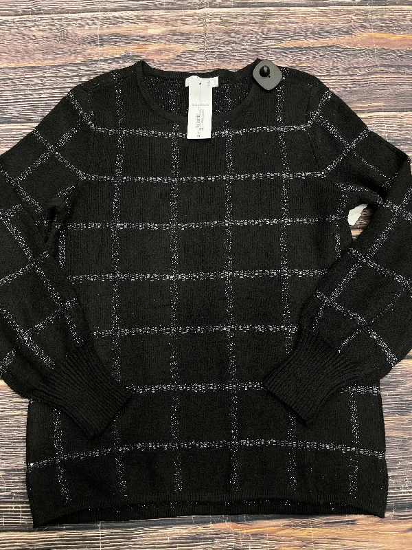 Women's Cable Knit SweatersSweater By Liz Claiborne In Black, Size: M