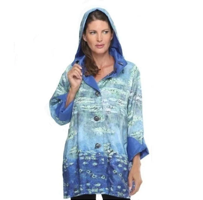 Women's Short-Sleeve BlouseOopéra by Lindi Monet Inspired Reversible Raincoat - J2239RW-6