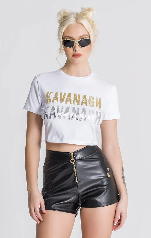 Women's Blouse with Keyhole NeckWhite Reverse Tee