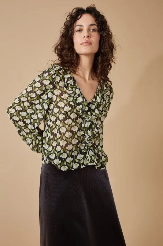 Women's Blouse with Straight HemToo Much Nonchalance Wilma Shirt