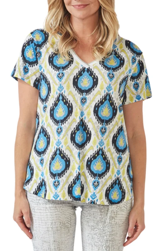 Women's Blouse with Keyhole CollarOTTO TOP - 9466SF