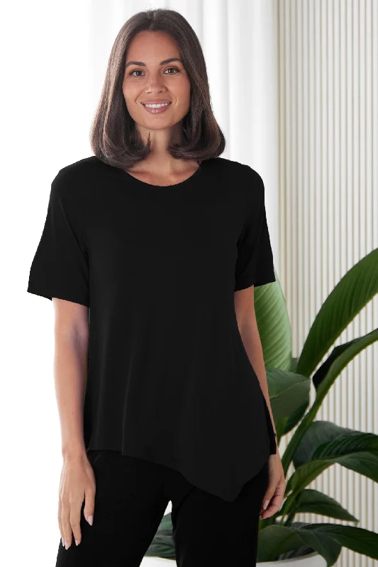 Women's Blouse with EmbroideryShyla Top - Black