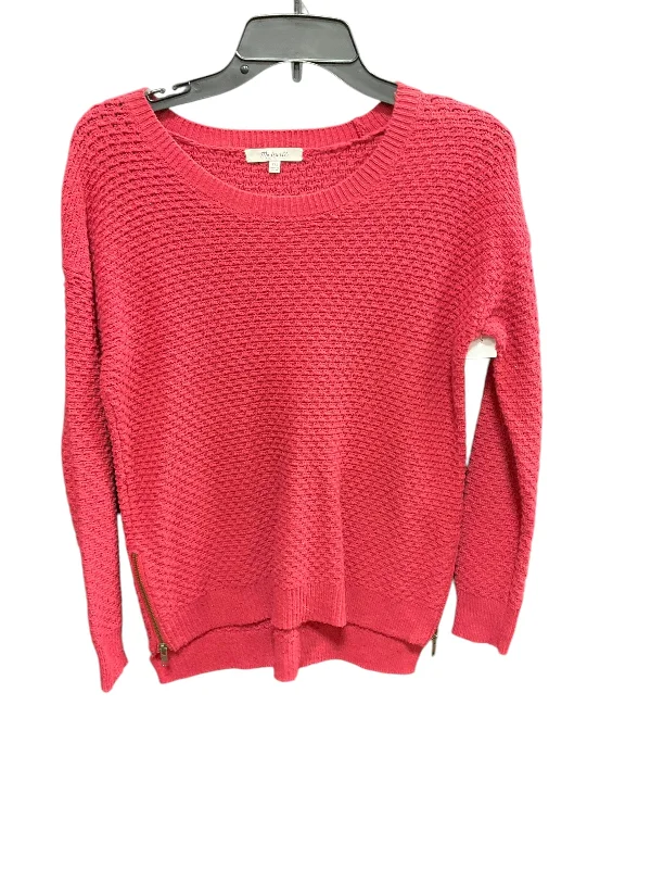 Women's Lapel Collar SweatersSweater By Madewell In Red, Size: Xxs