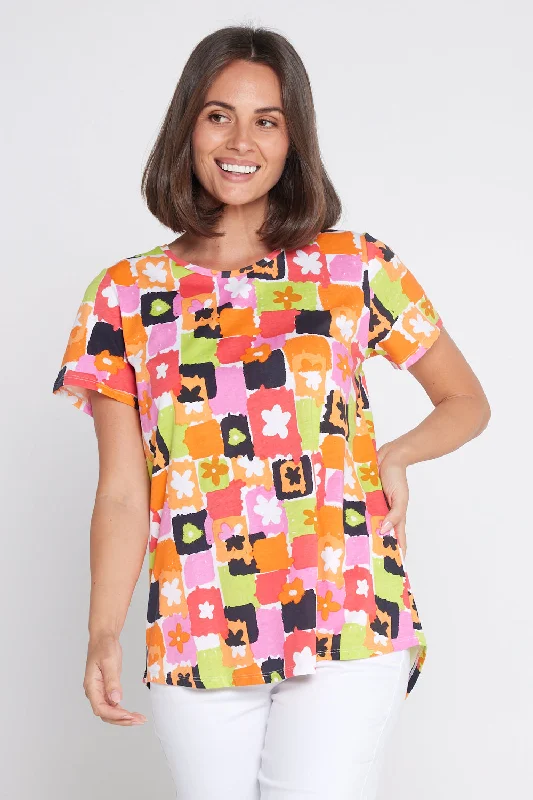 Women's Blouse with Shawl CollarHere Comes Summer Tee - Splendour