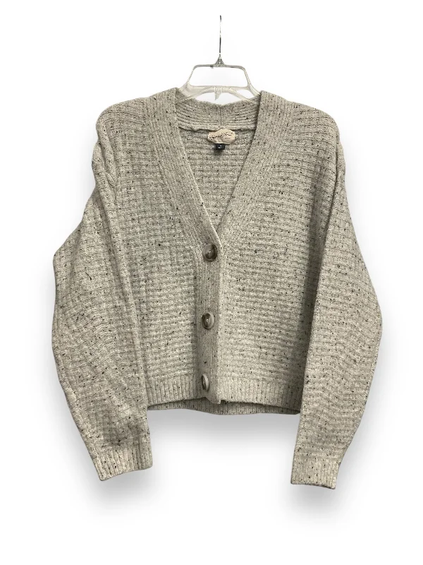 Women's Acrylic SweatersSweater Cardigan By Universal Thread In Grey, Size: M