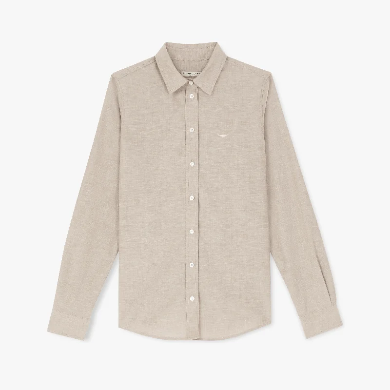 Women's Blouse with PatchesR.M.Williams - Olney Shirt - Sand