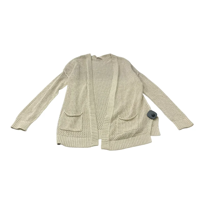 Women's Boat Collar SweatersSweater Cardigan By Gap In Cream, Size: Xs