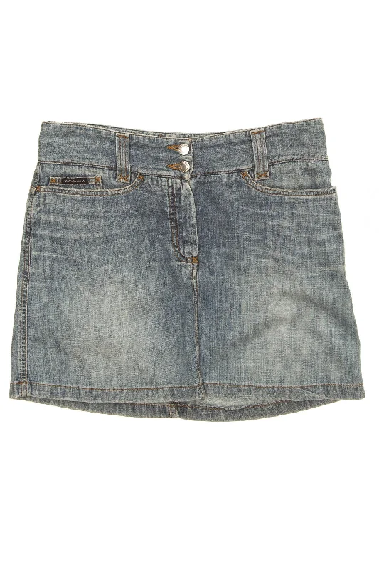 Women's Drawstring SkirtsDolce & Gabbana - Denim Jean Skirt - IT 42