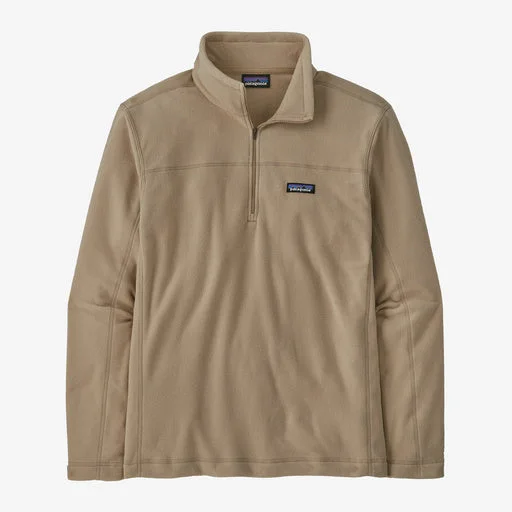 men's parka coat with pocketsMen's Micro D® Fleece Pullover in Oar Tan