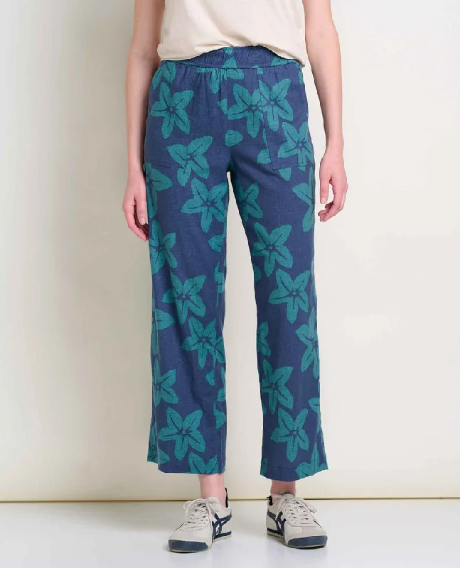 Women's Taj Hemp Pant - Jasper Large Floral