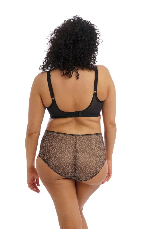 plus-size underwire demi-cups with lace trimMatilda High Waisted Brief Leopard