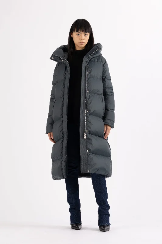 men's military-style jacketLONG DOWN COAT NYA