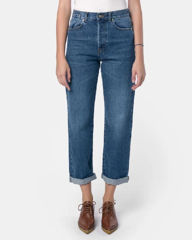 Women's Jodhpurs with Narrow CollarPisco Denim Pant in Indigo 2