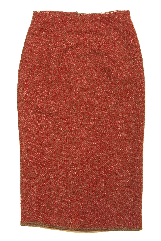 Women's Modern SkirtsFendi - Red Pencil Skirt -IT 40