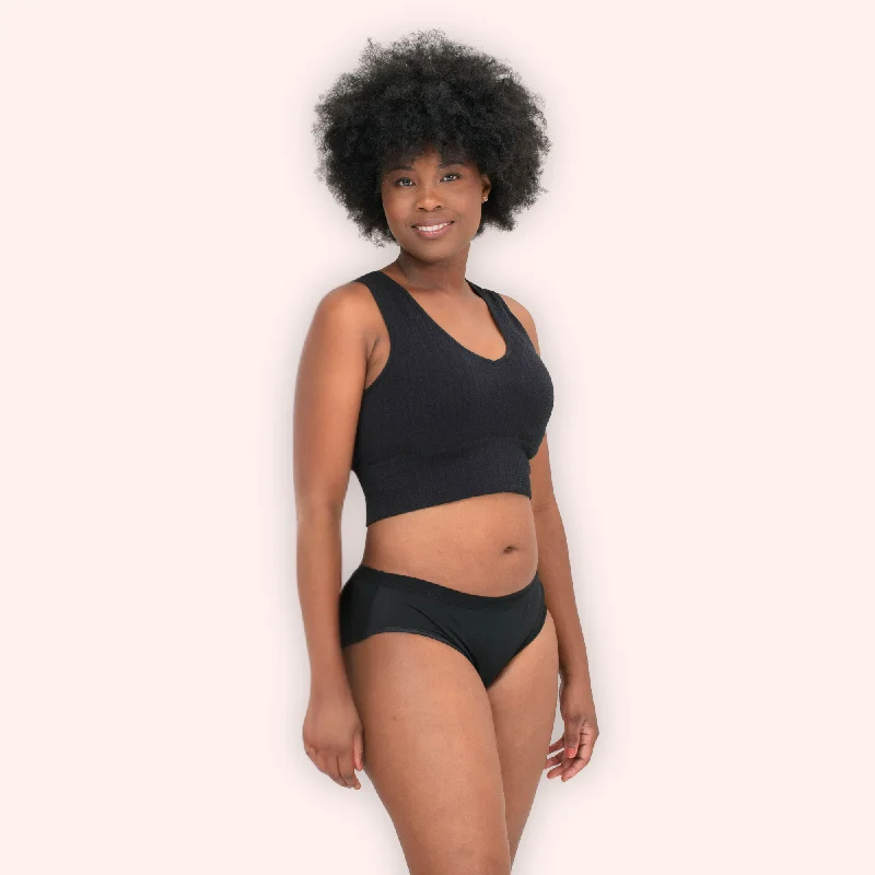 plus-size wireless mastectomy bras with paddingBamboo Brief Period Underwear