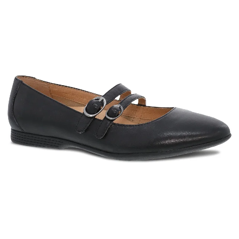 Women's Leeza Nappa Mary Jane Shoe - Black