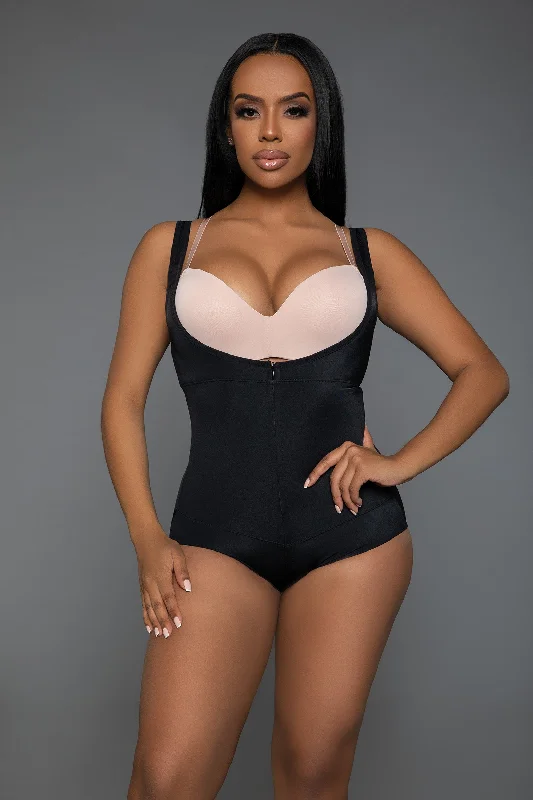 convertible strap bralettes for dressesBeWicked Shapewear Keep It Tight Bodysuit Shaper Black