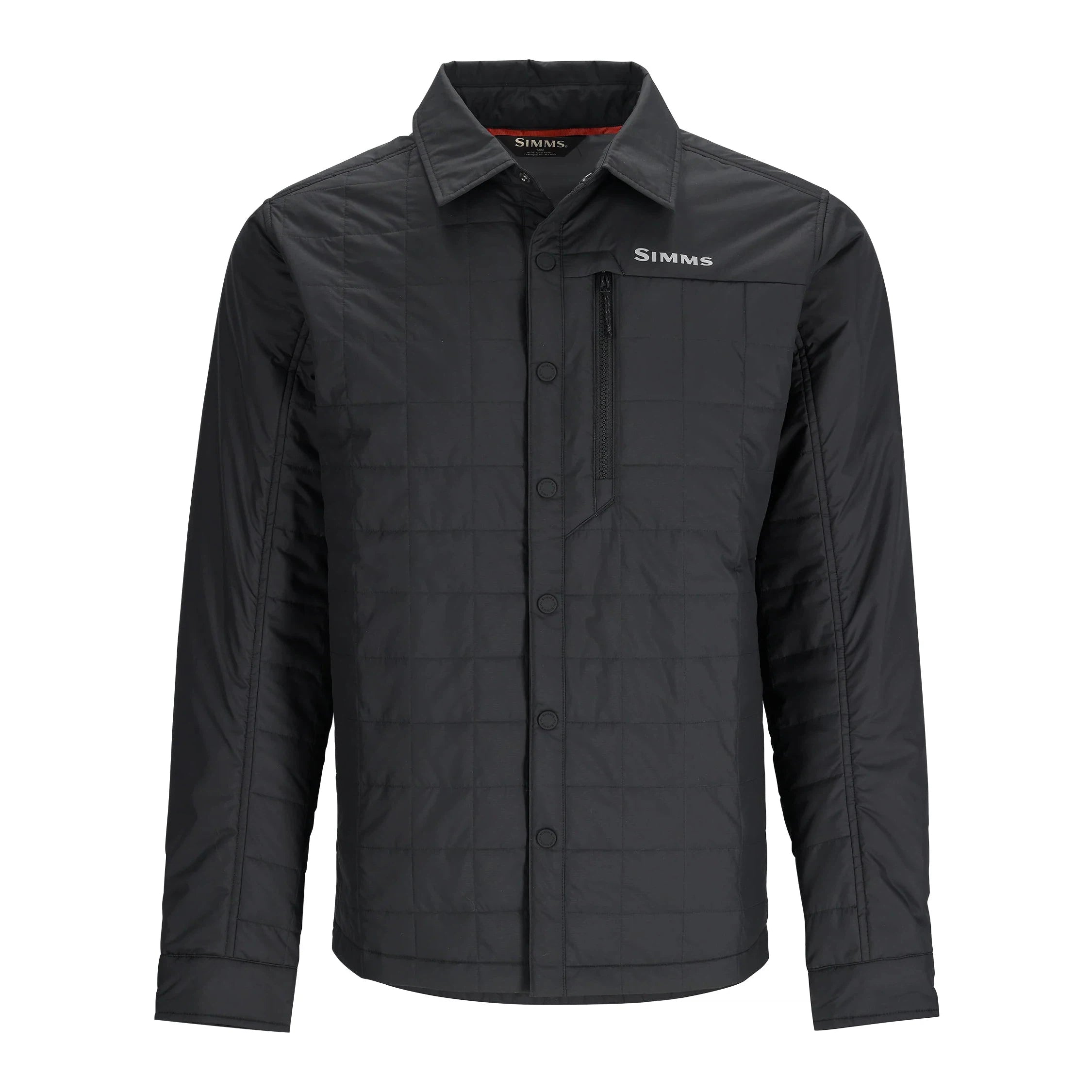 men's casual peacoat with pocketsSimms Men's Fall Run Hybrid Shacket