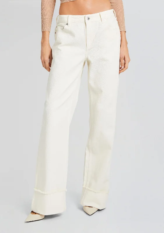 Women's Jumpsuits with ZipperMargot Cuffed Boyfriend Jean