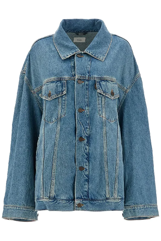 men's lightweight padded jacketJanet's Oversized Denim Jacket