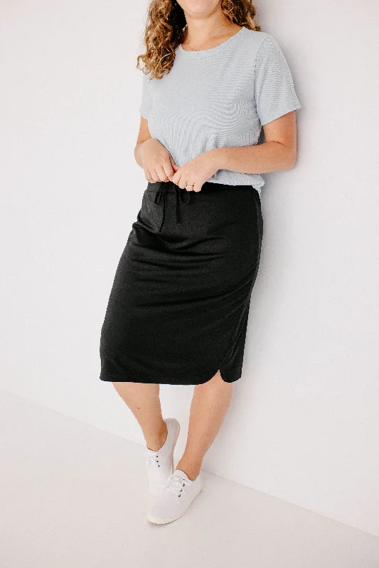 Women's Drawstring Skirts'Olivia' Skirt in Black