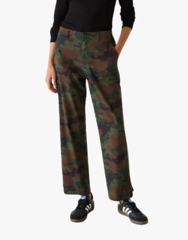 Women's Jodhpurs with Boat CollarMichael Stars Maxine Convertible Pants in Olive Combo