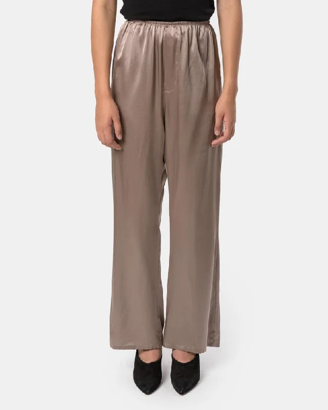 Women's Jodhpurs with Boat CollarDomond Pants in Mountain Brown