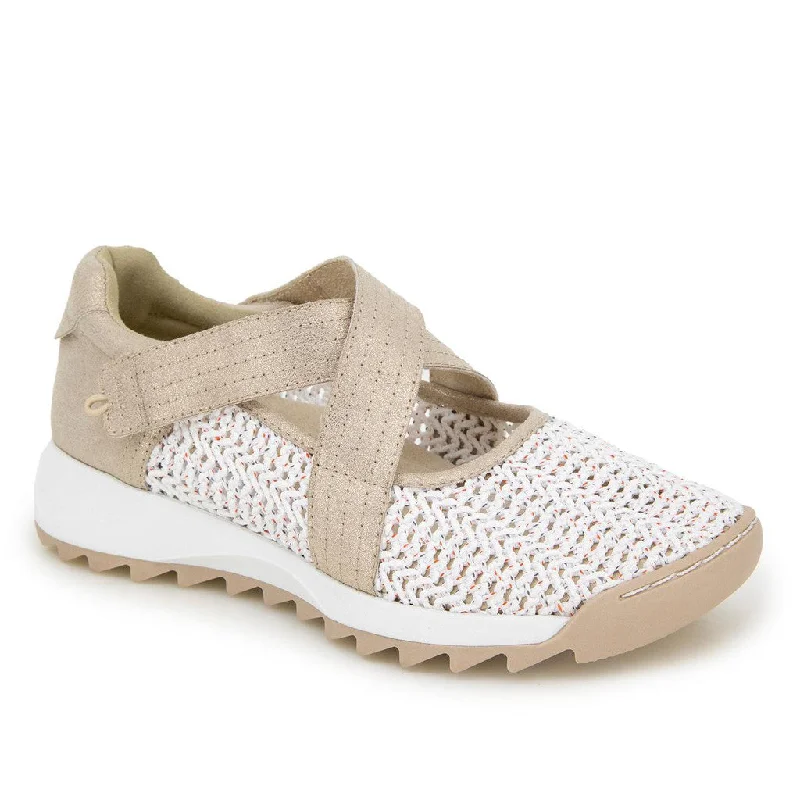 Women's Mia Shoe - White/Champagne