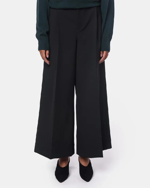 Women's Jodhpurs with Lapel CollarHilla Pant in Black