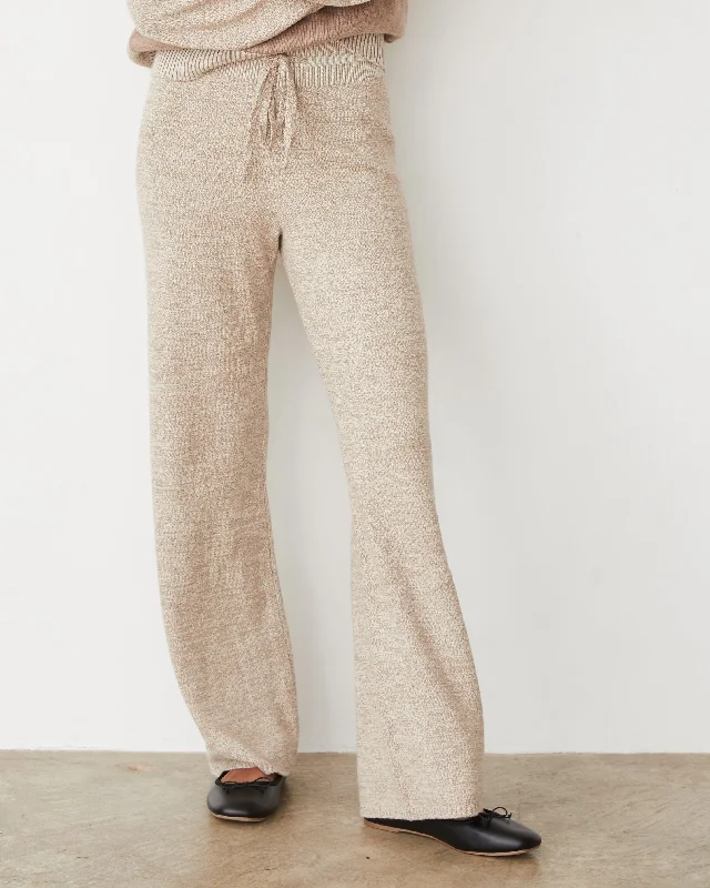 Women's Jodhpurs with Collarless DesignOrganic Cotton Cashmere Relaxed Pant