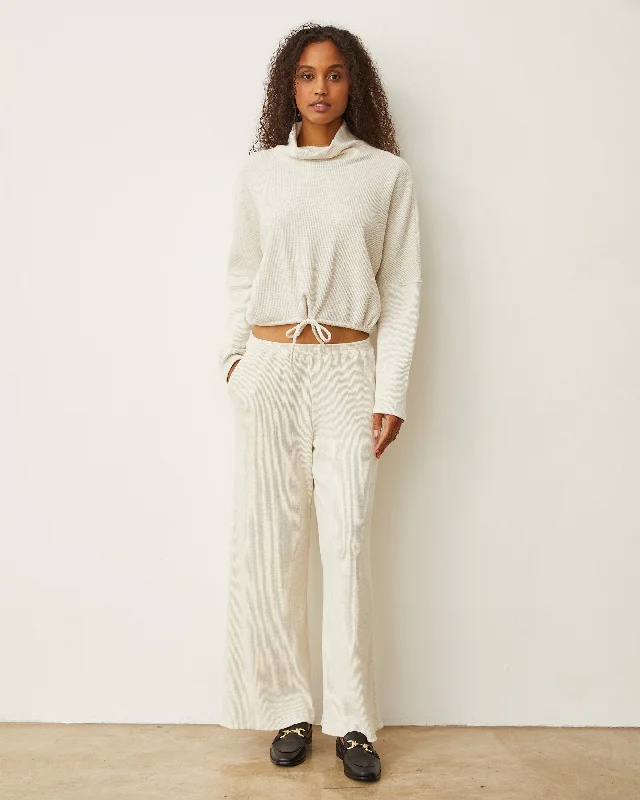 Women's Jodhpurs with Collarless NeckBrushed Rib Pant