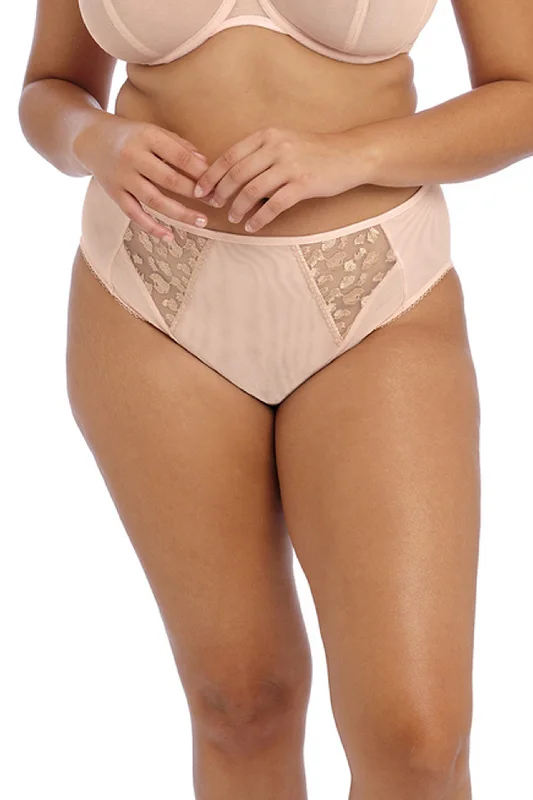 sleepwear underwear with laceNamrah High Leg Brief Pale Blush