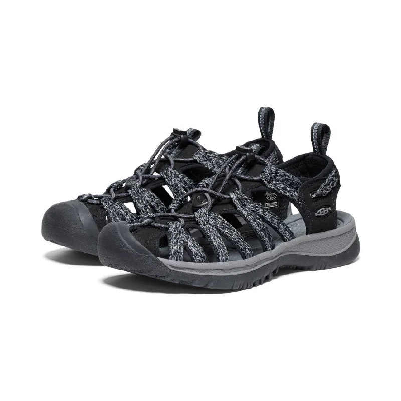 Women's Whisper Sandal - Black/Steel Grey