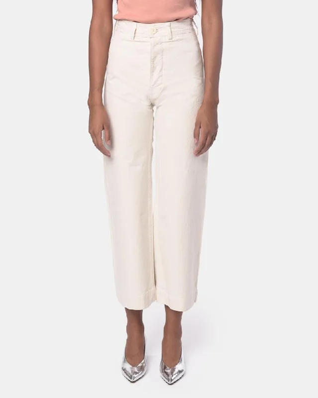 Women's Jodhpurs with Straight LegSailor Pant in Natural