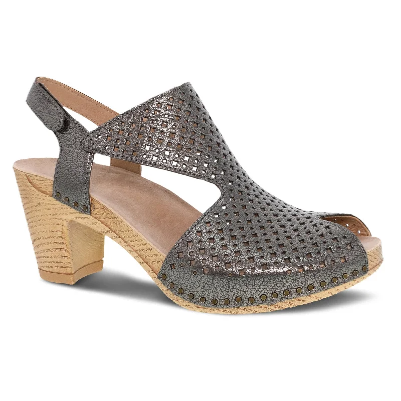 Women's Teagan Sandal - Gunmetal Metallic