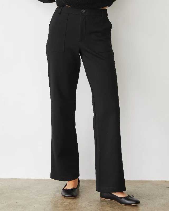 Women's LeggingsCotton Knit Patch Pocket Pant