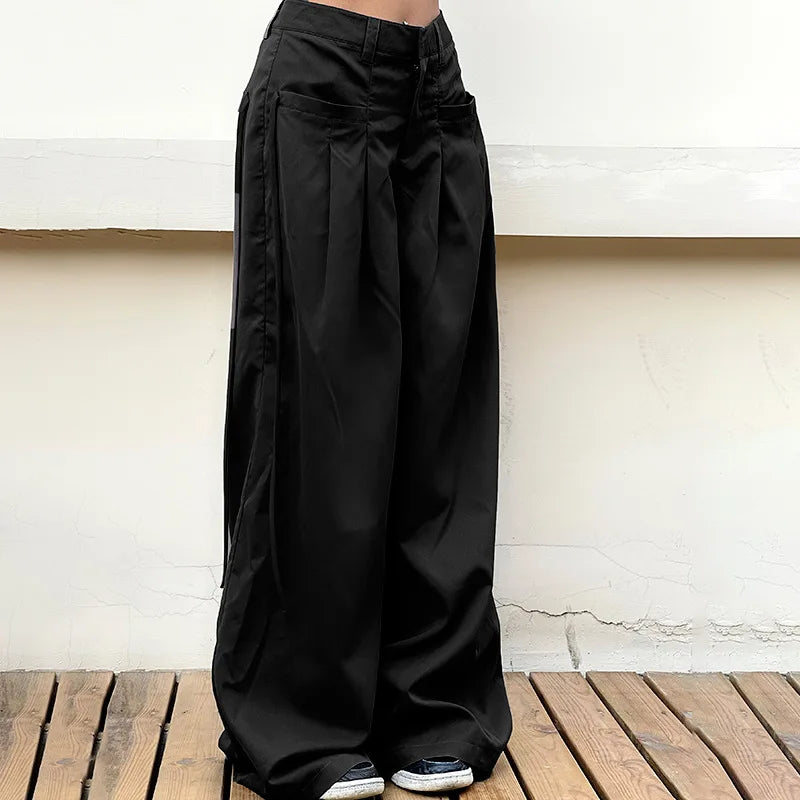 Women's CulottesSummer Vintage European Solid Color Pants