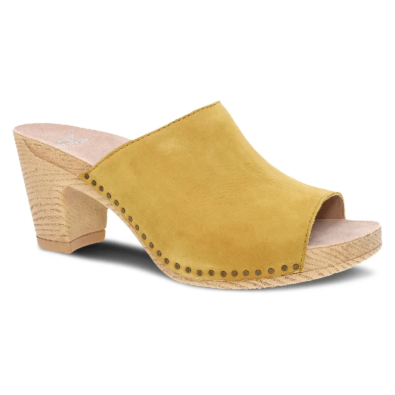 Women's Tandi Milled Nubuck Sandal - Yellow