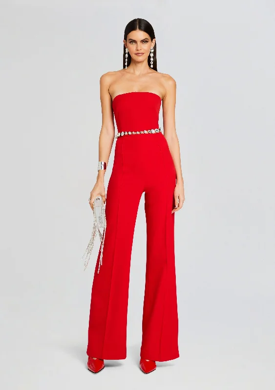 Women's Jumpsuits with Sweetheart CollarGlenda Jumpsuit