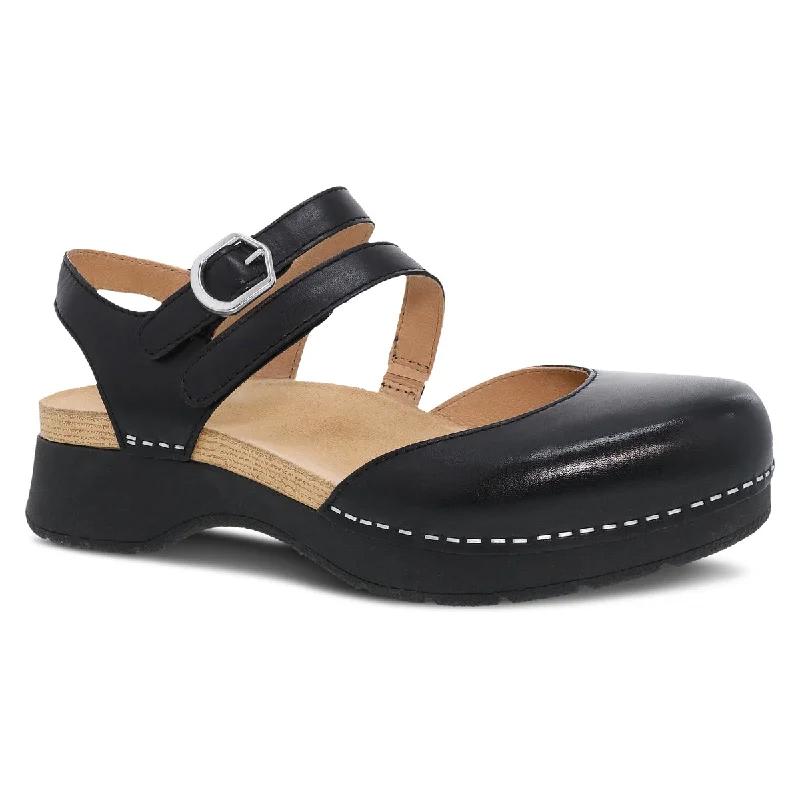 Women's Rissa Nappa Mary Jane Sandal - Black