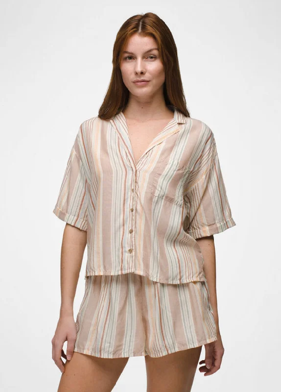 Women's Iguala Top - Clay Stripe