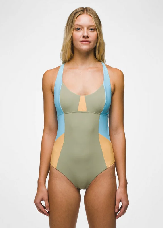 Women's Tulum Swim One Piece - Sweet Agave Color Block