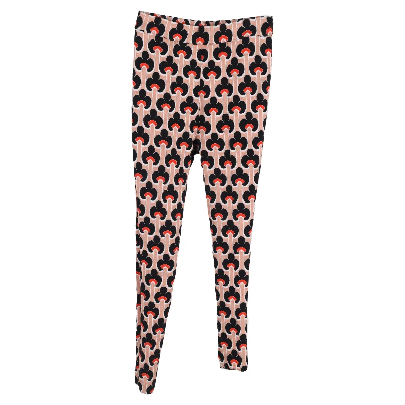 Women's Straight-Leg PantsMarni Jacquard-Knit Printed Leggings in Multicolor Cotton