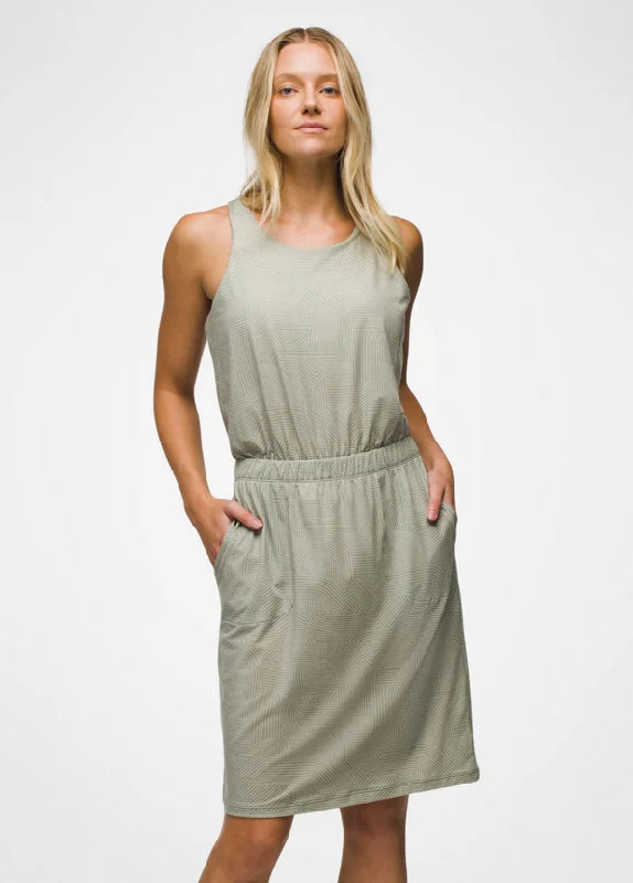 Women's Kamen Dress - Juniper Green Linea