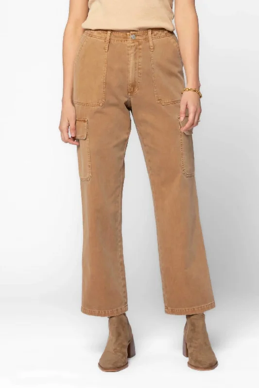 Women's Jodhpurs with U-Shaped CollarBradley Cargo Pant In Tree Bark