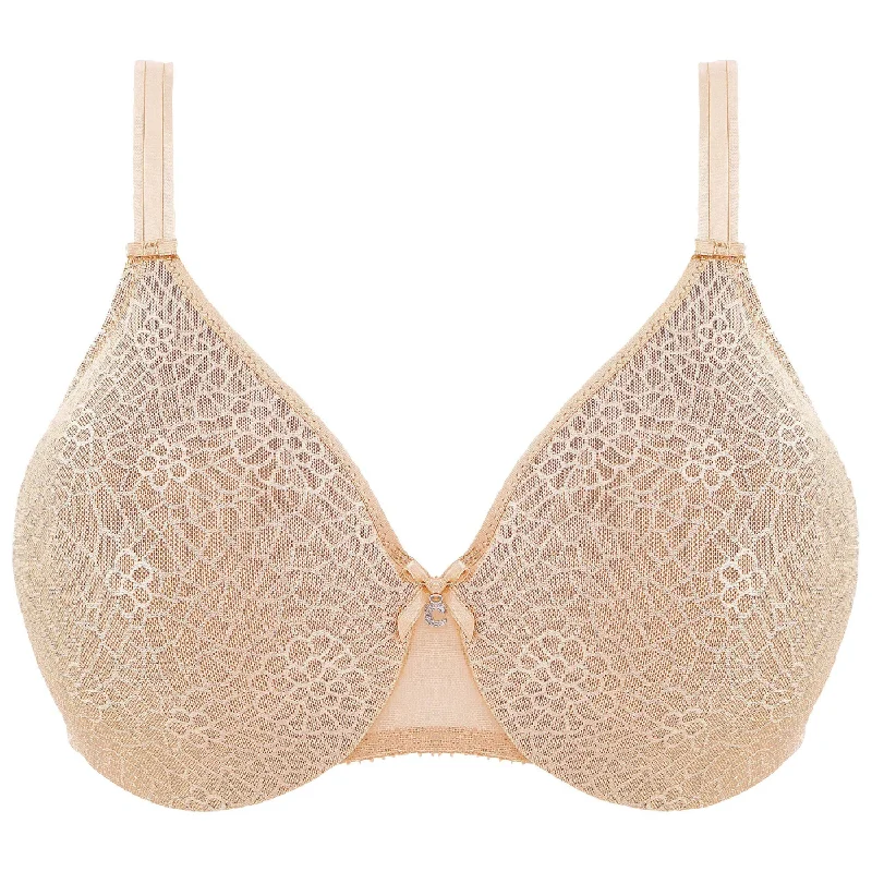 sports bras with mesh ventilationCHANTELLE C MAGNIFIQUE UNDERWIRED BRA - NUDE