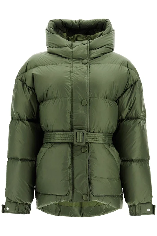 men's down-filled winter jacketMichlin Belted Down Jacket