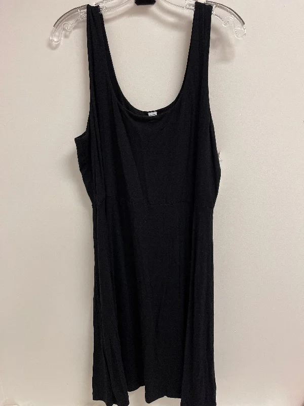 Women's Boat Collar DressesBlack Dress Casual Short Old Navy, Size Xl