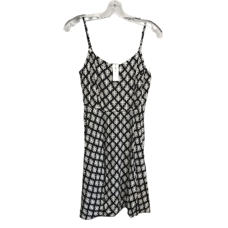 Women's Notched Collar DressesBlack & White Dress Casual Short By Old Navy, Size: M